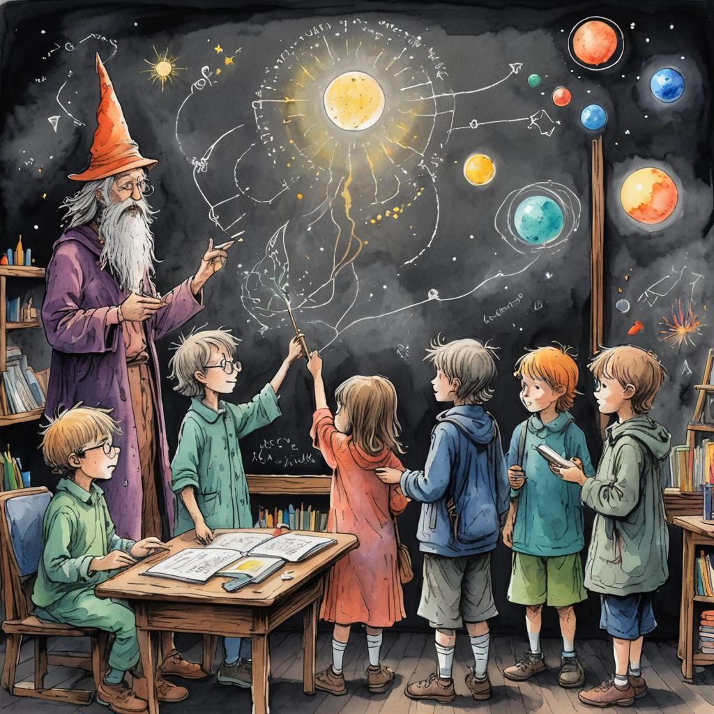 Wizards back at school   by @EvkaJirik
