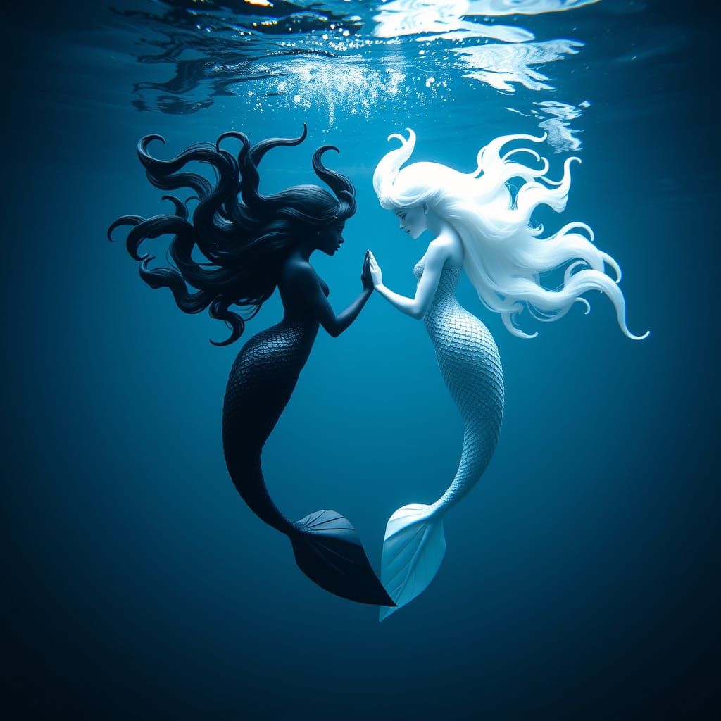 Pisces Mermaid Sisters   by @Igloo