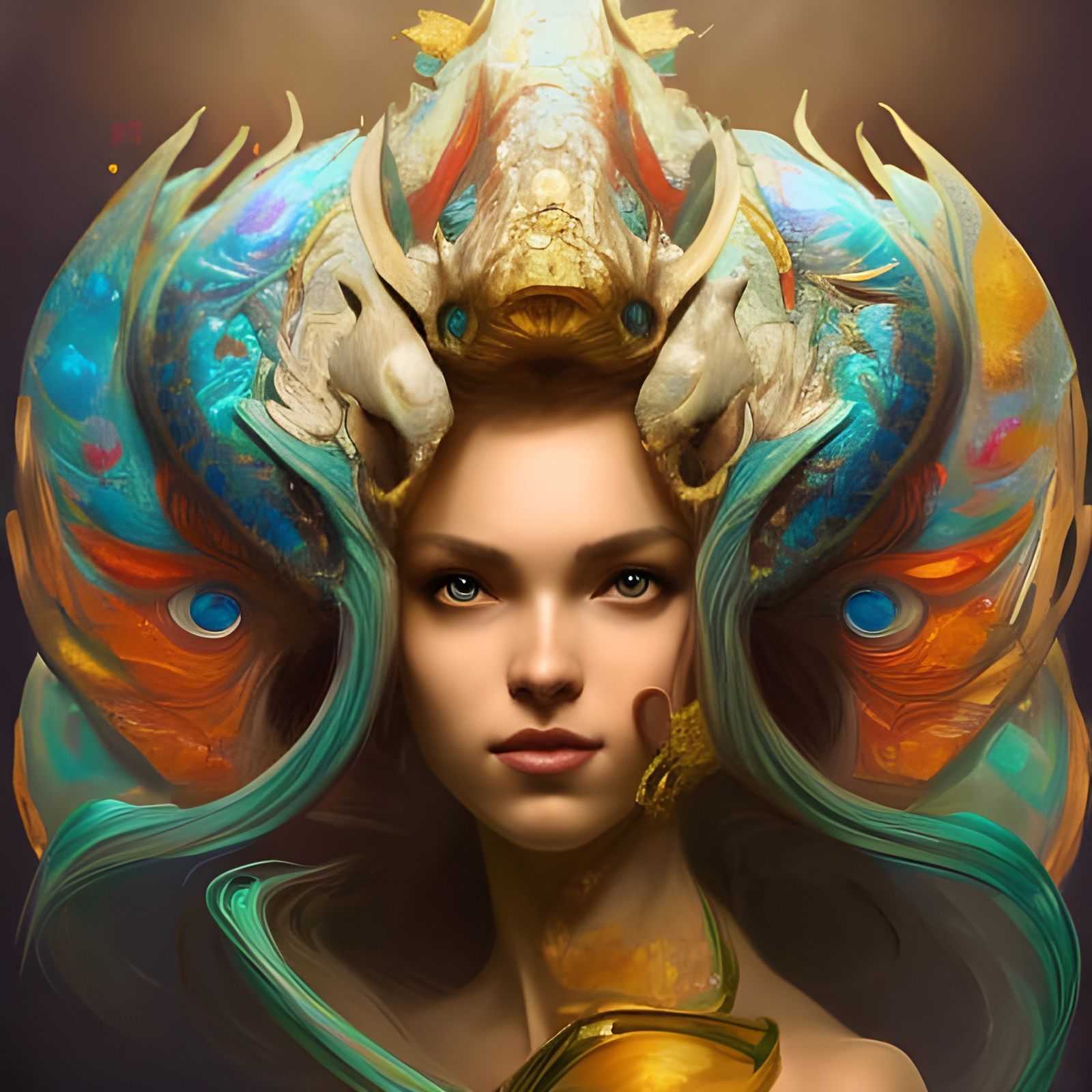 Lady Koi  by @Jonathan Kennedy