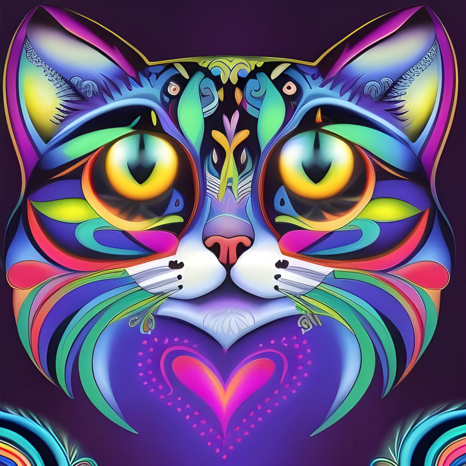 Vector Cat - AI Generated Artwork - NightCafe Creator