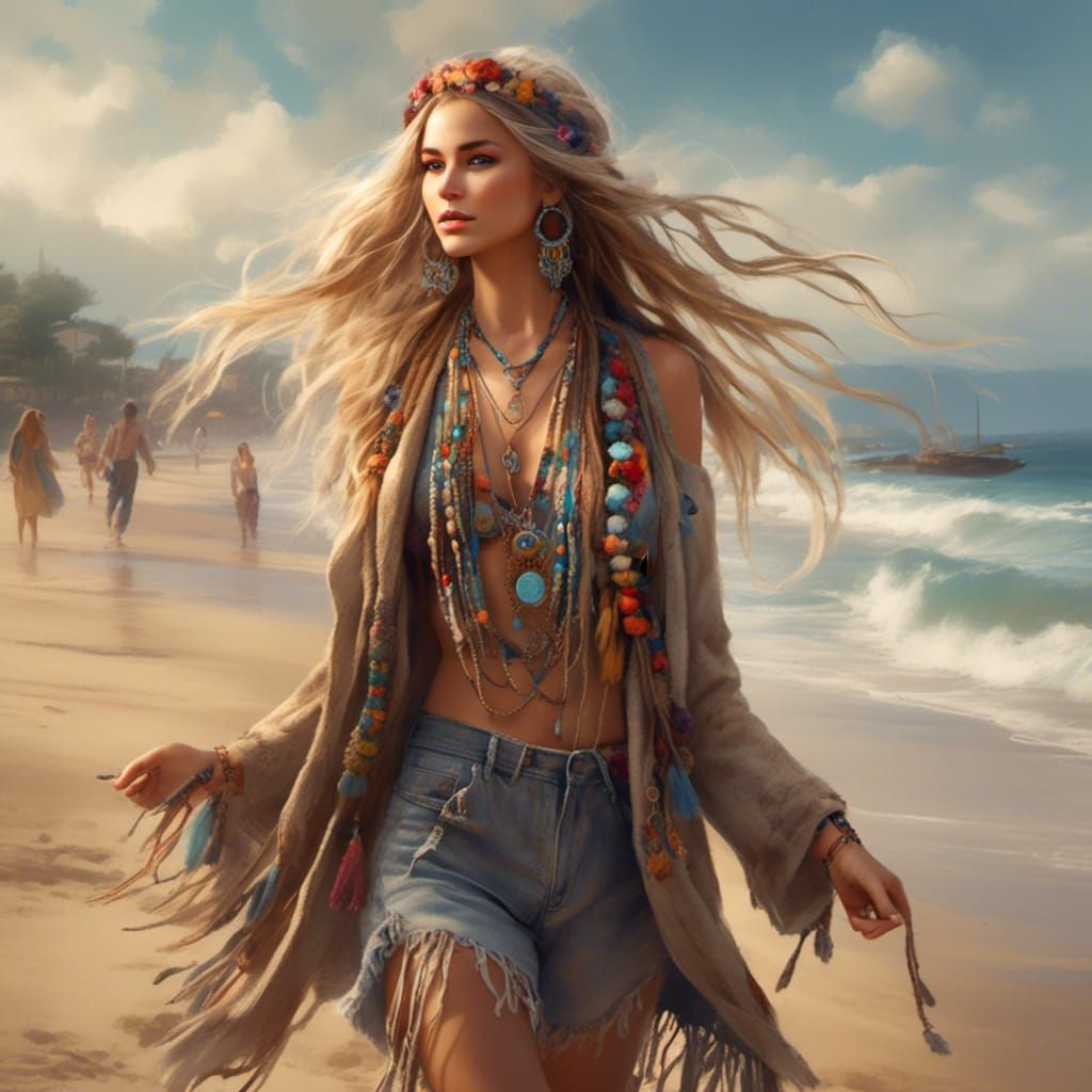 <lora:HippieStyle:1.0>