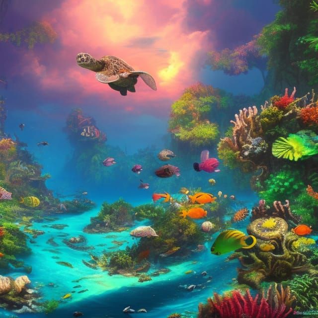 Tropical Fish  by @Audrey Jaskiewicz