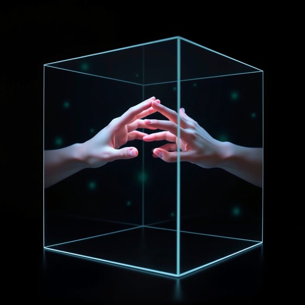 Holographic Projection of a 2 Hands