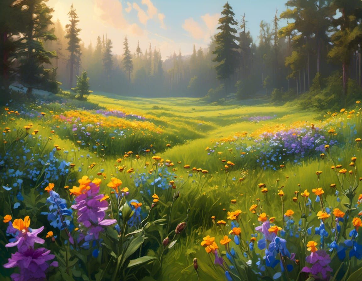 A springtime meadow