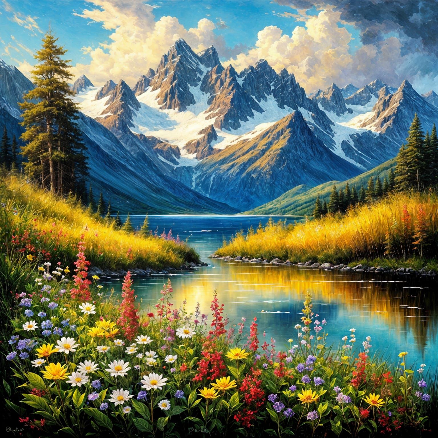 Snowy Peaks   by @Pepino