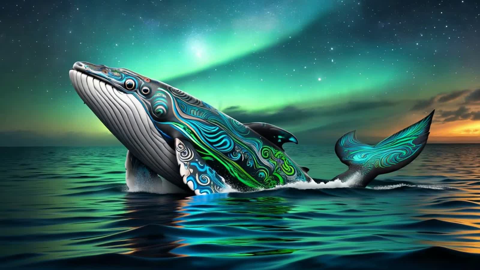 beauty of a whale