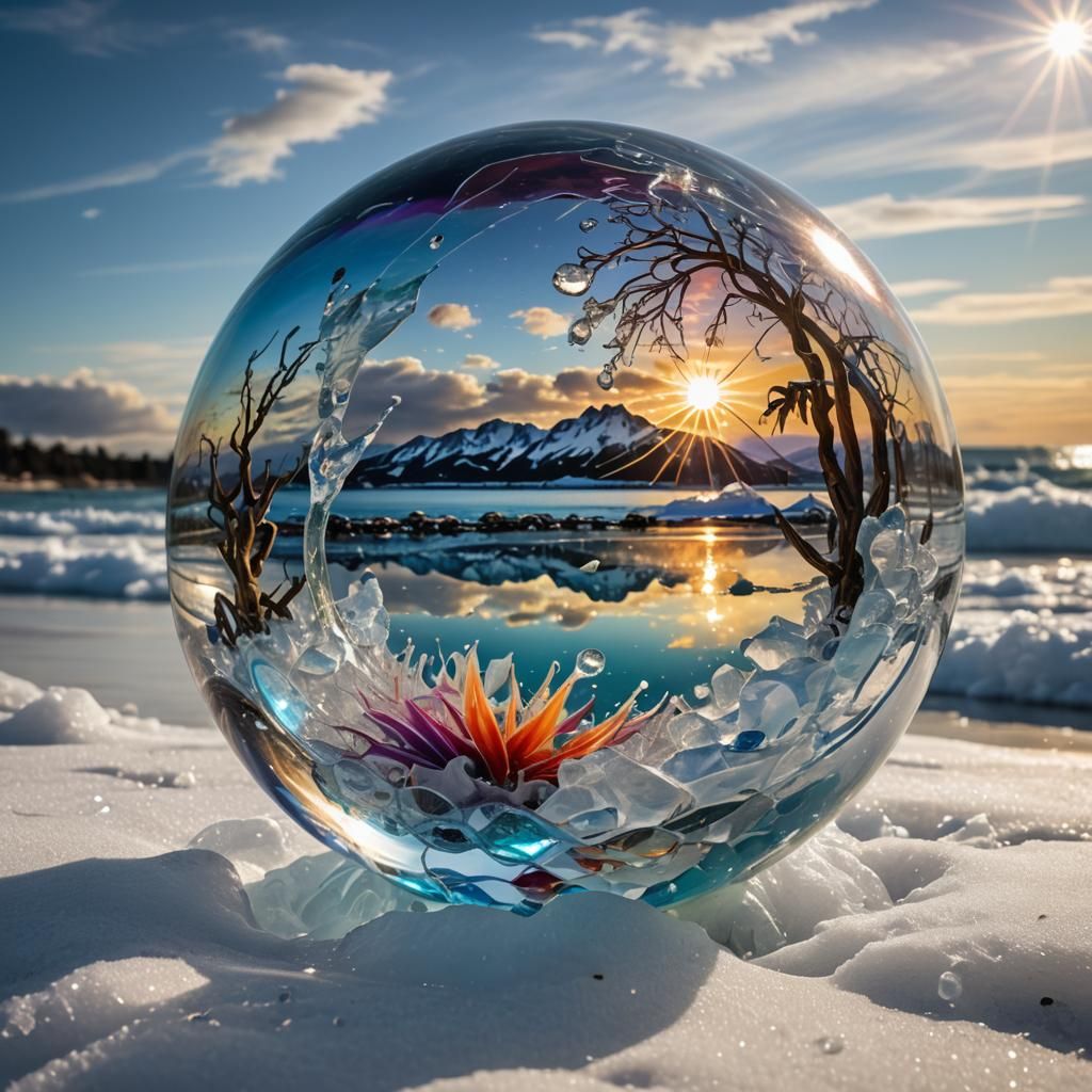 Snow Globe Paradise  by @Candace Cassidy