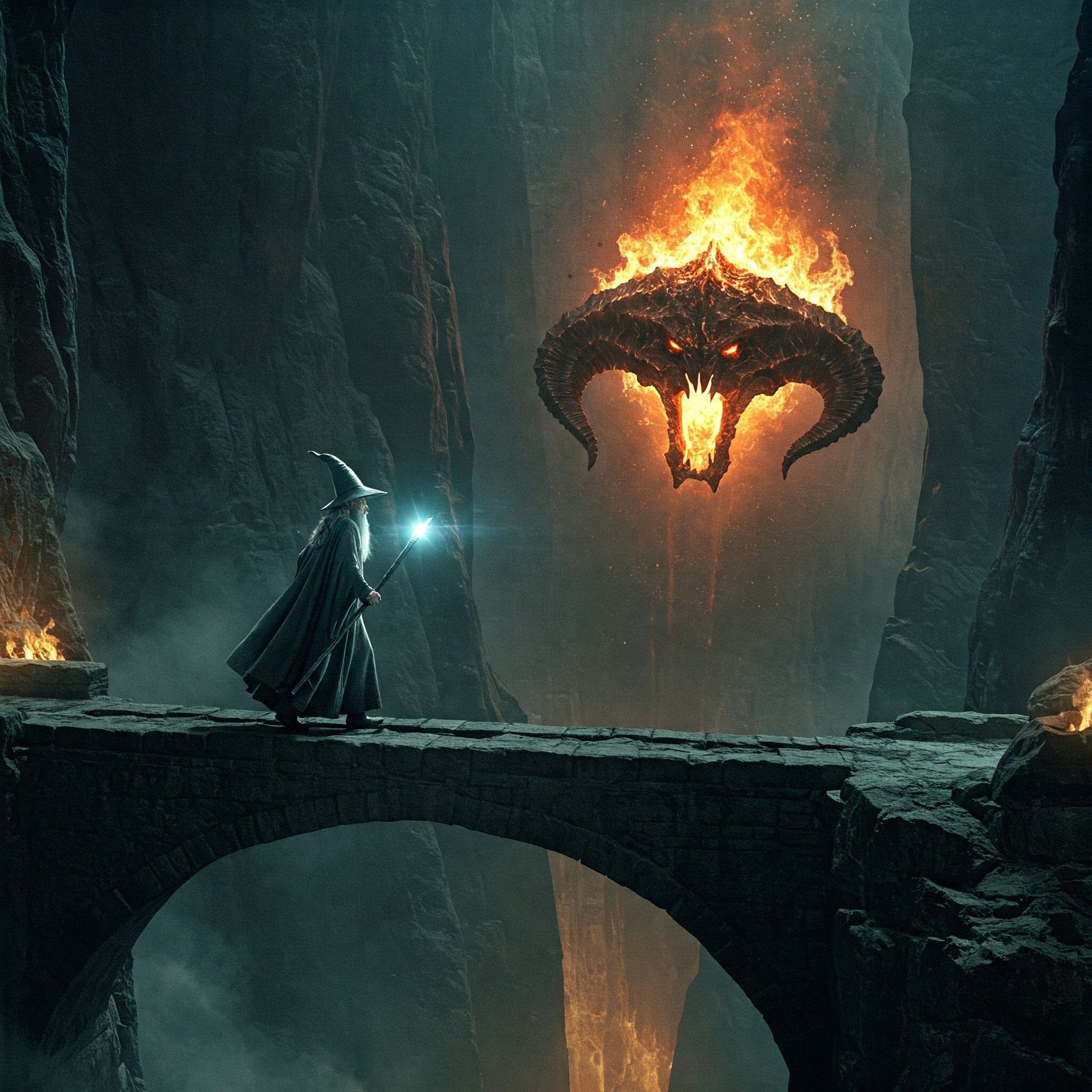 Gandalf vs Balrog