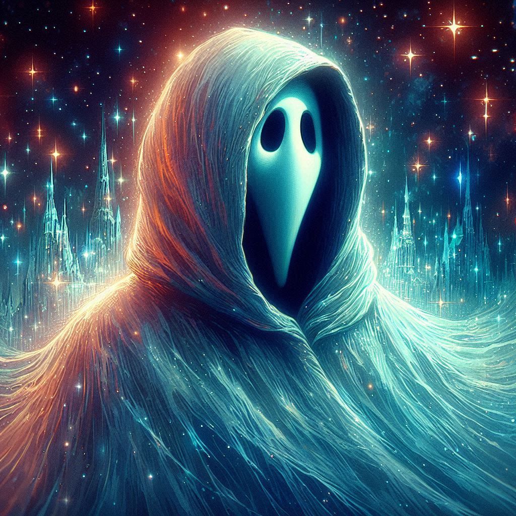 double exposure beautiful fantasy DALL-E 3 portrait landscape..