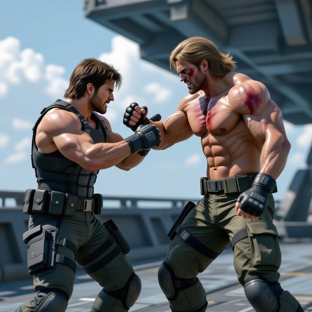 Solid Snake & Liquid Snake - Metal Gear Solid: The Twin Snakes 