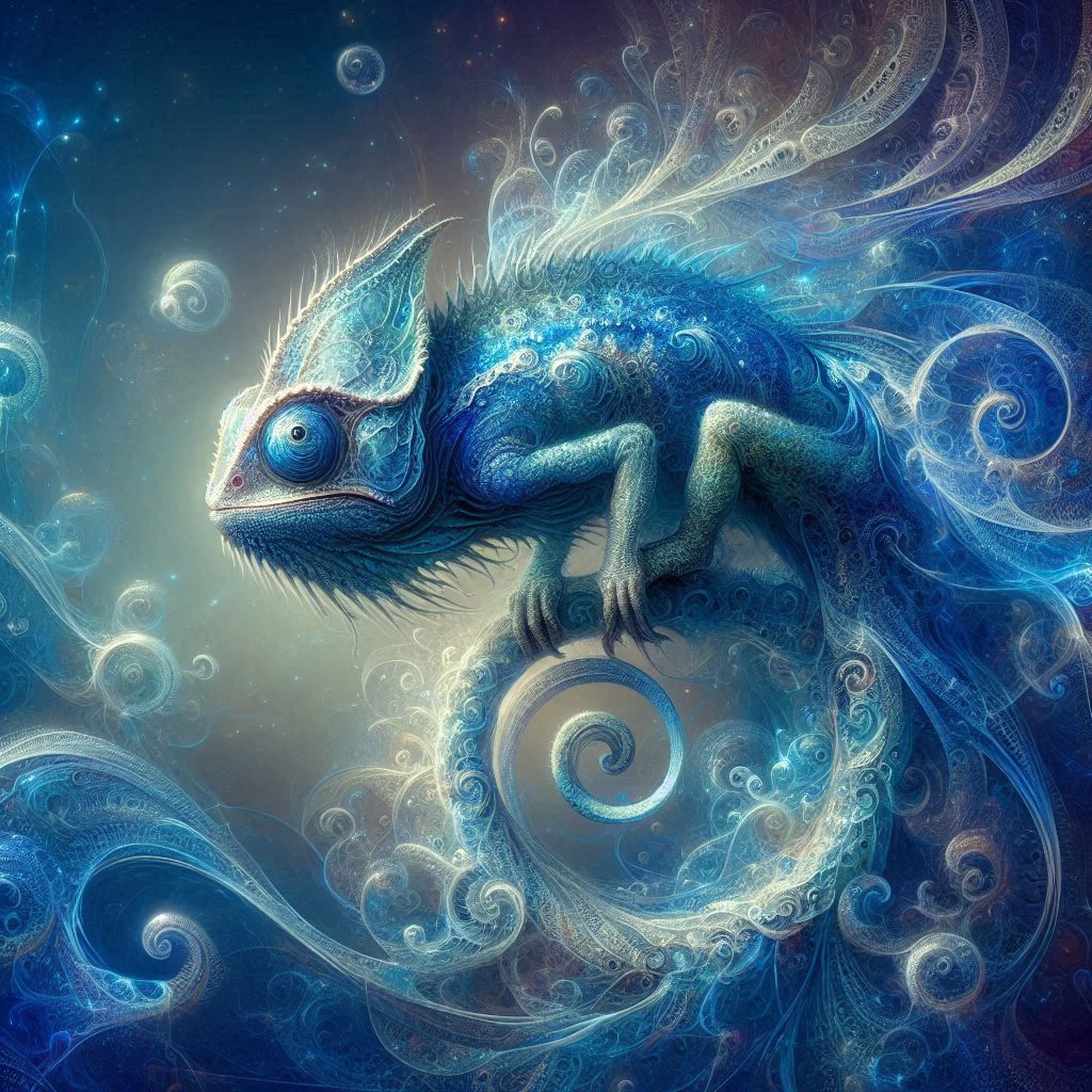 Blue Chameleon