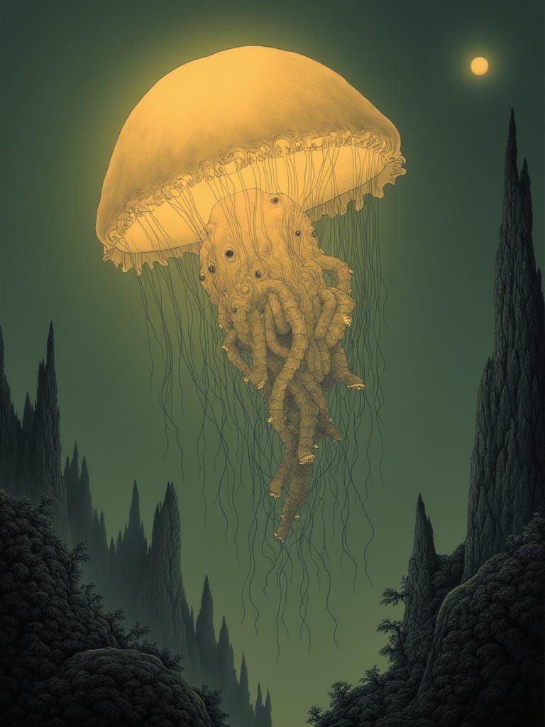 "In the underwater forests"