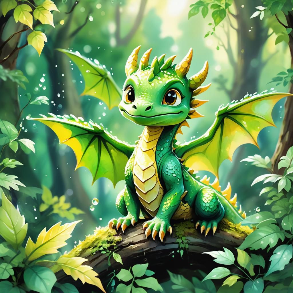 Green Dragon Wyrmling