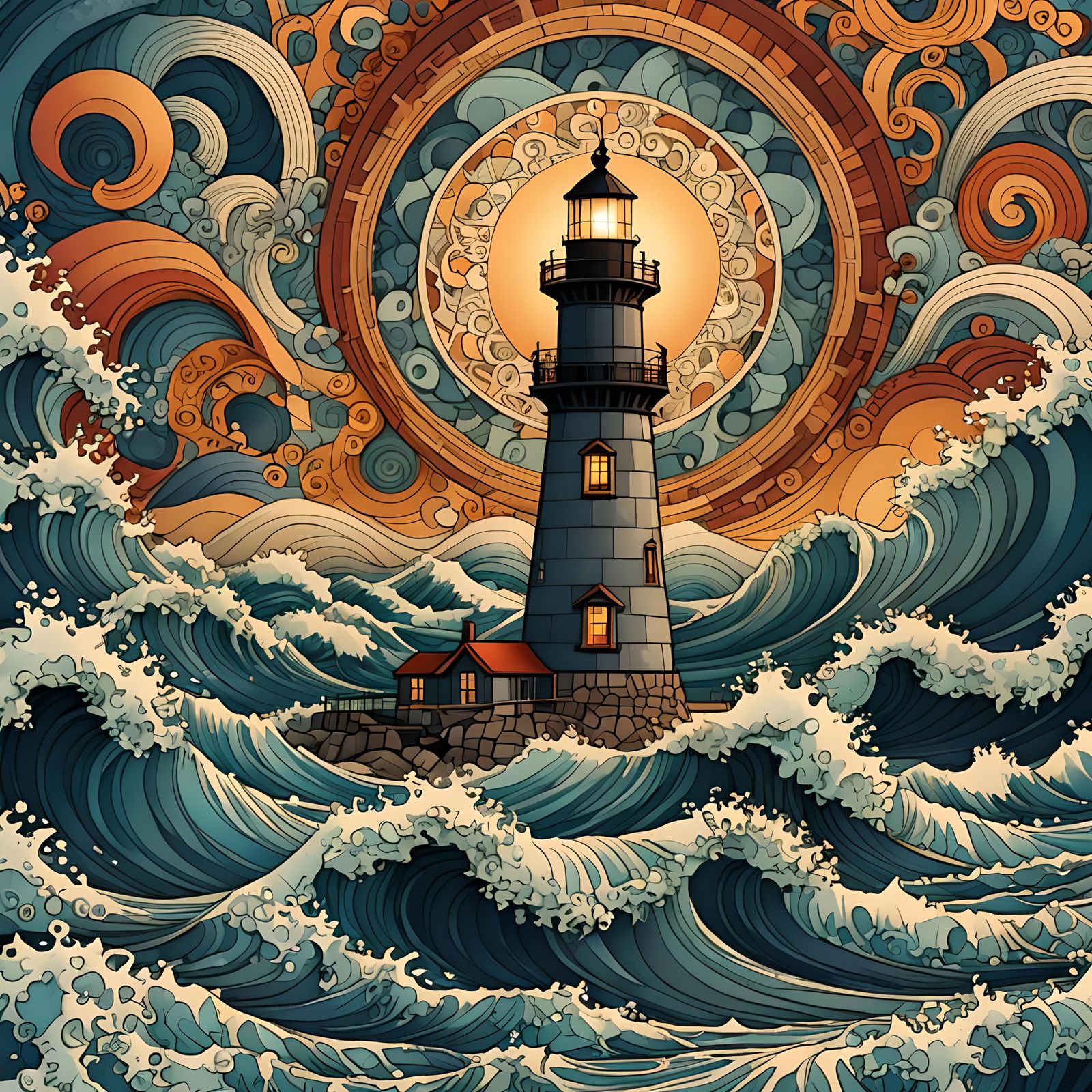 Lighthouse  by @Oblique Lens