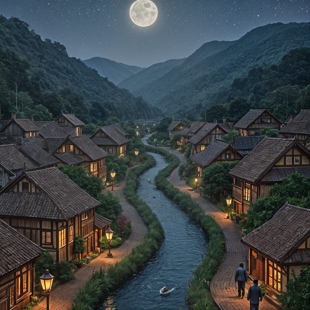 כפר סיני בלילה