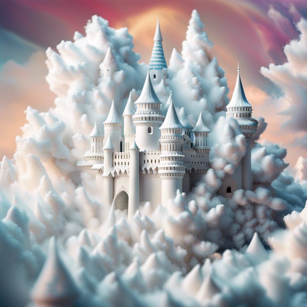 Castles in the air.  by @Merilyn