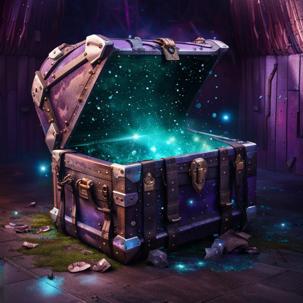 Pandora's Box  by @Retro Art Factory