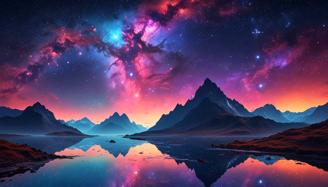 Crystal-clear starry sky  by @Miriam Cunha