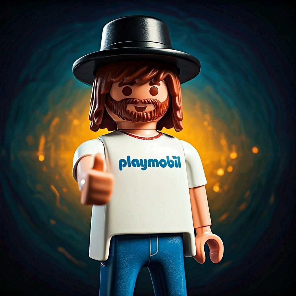 Playmobil Figure in Fantasy Concept Art Style