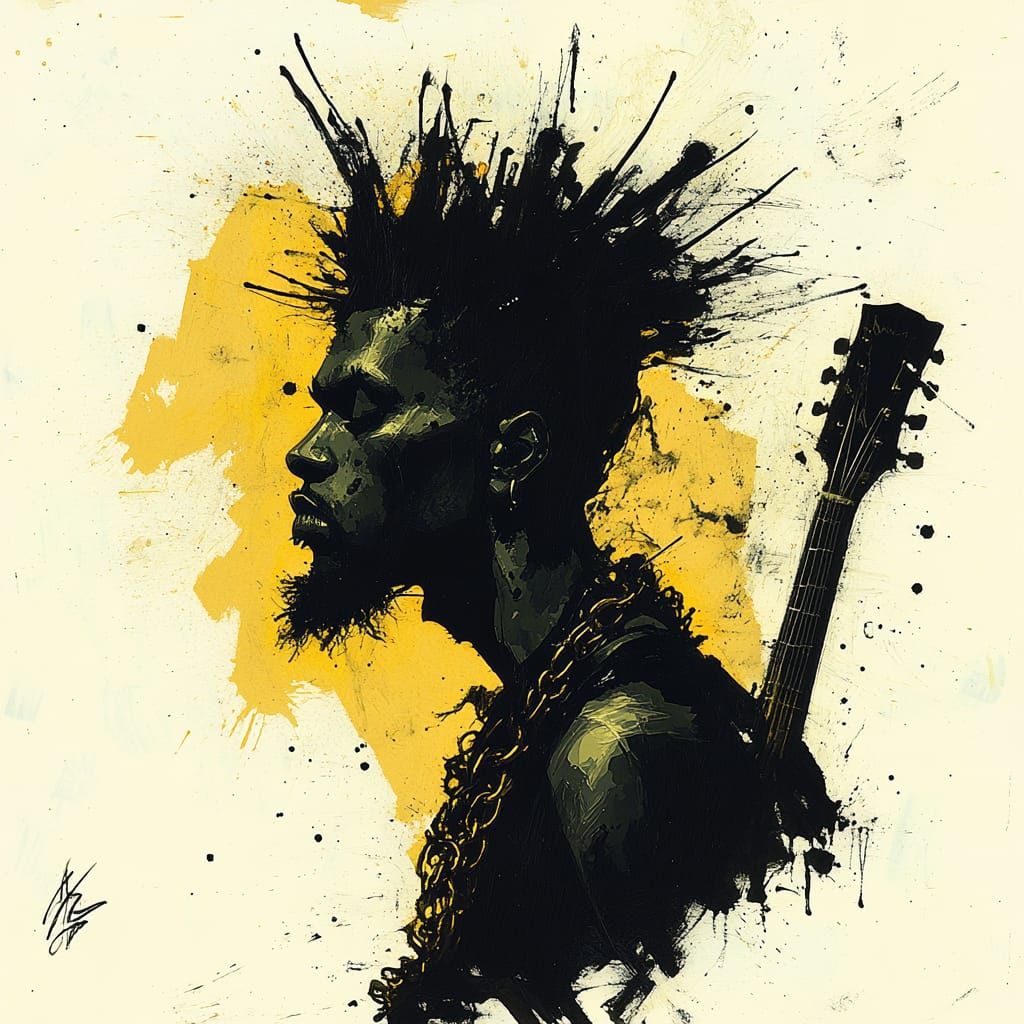 ink splashes musician