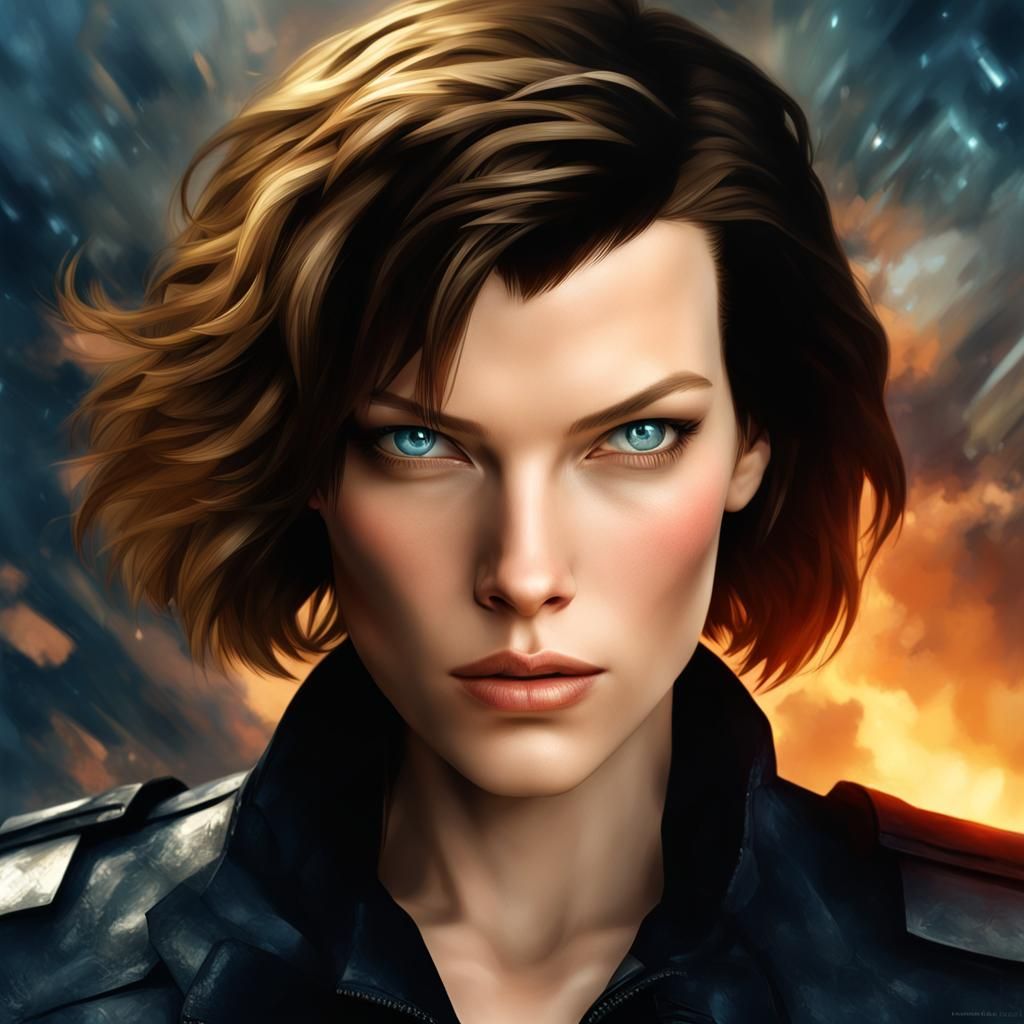 Milla Jovovich, Alice, resident evil - AI Generated Artwork - NightCafe ...