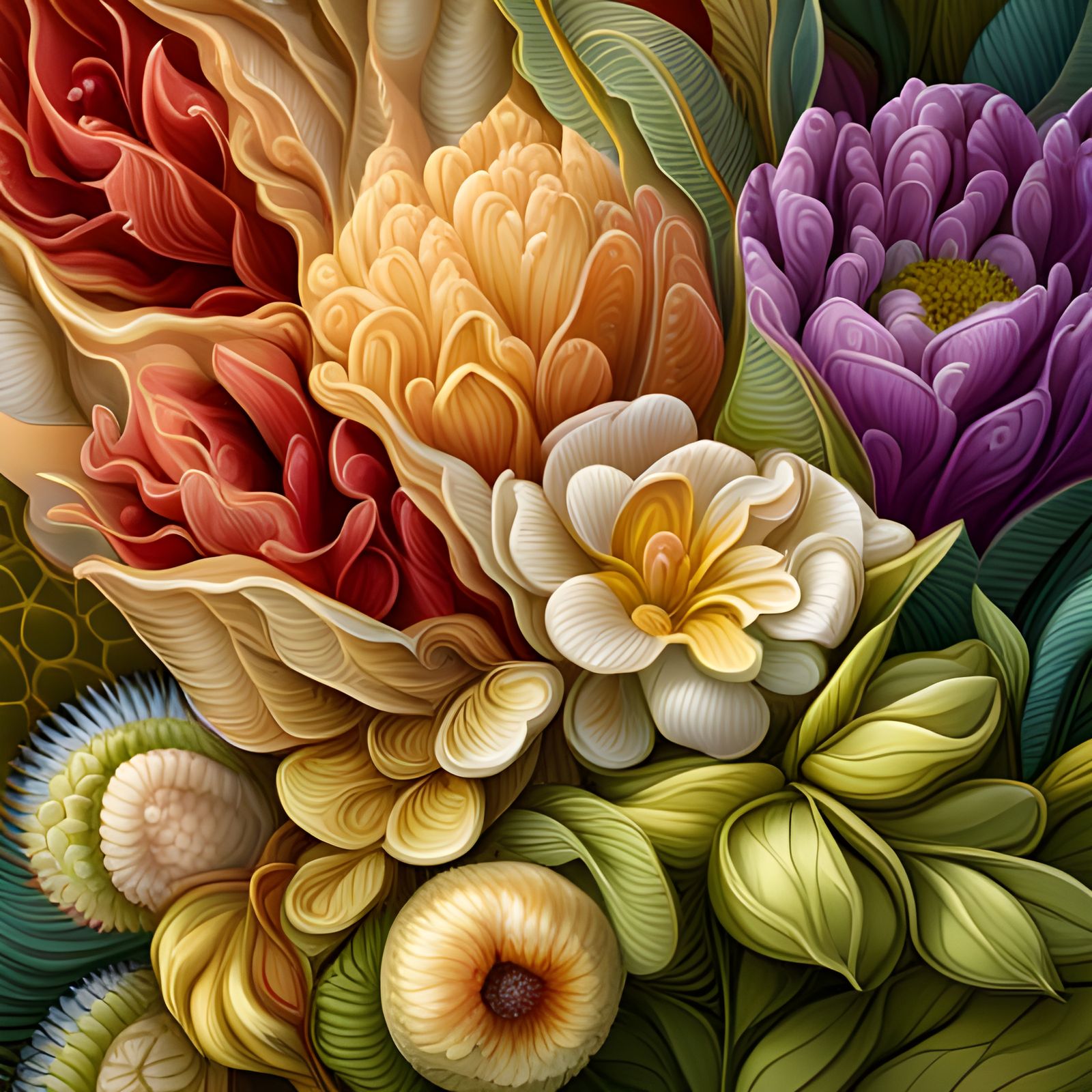 Botanicals  by @vivsmithart