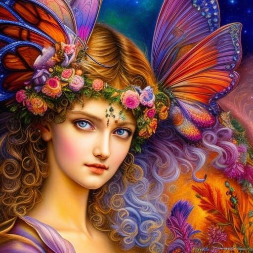 Beautiful Fairy - Ai Generated Artwork - Nightcafe Creator