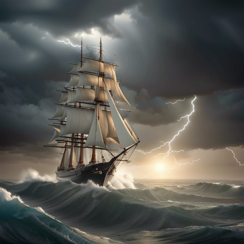 Stormy sea  by @Szuri