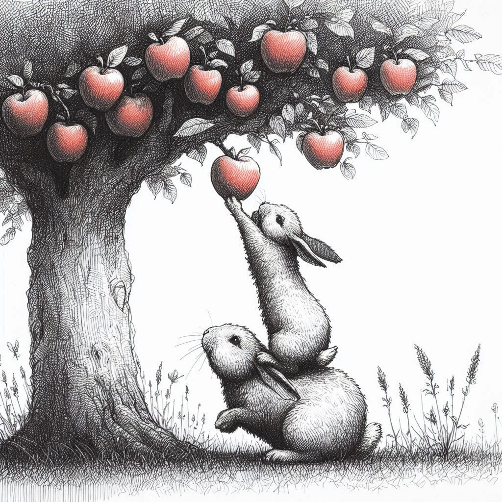 The apple tree