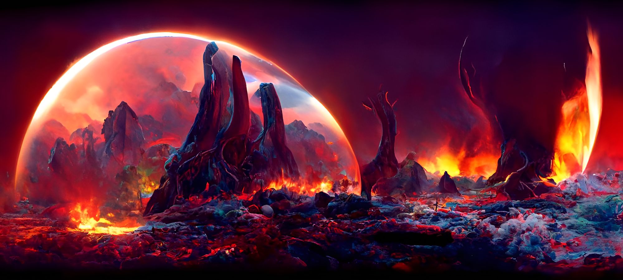 Muspelheim: Realm Of Fire - AI Generated Artwork - NightCafe Creator