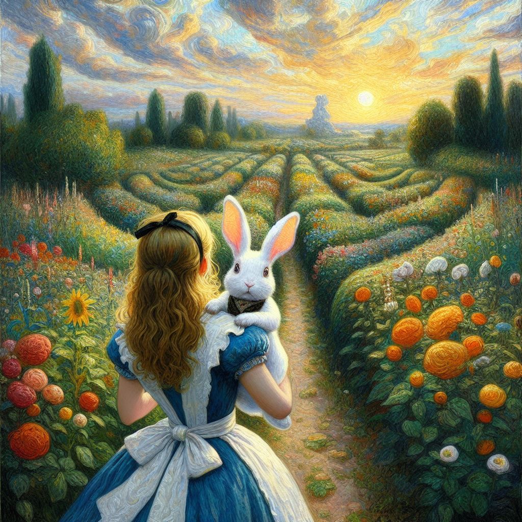 Alice and the white rabbit series
