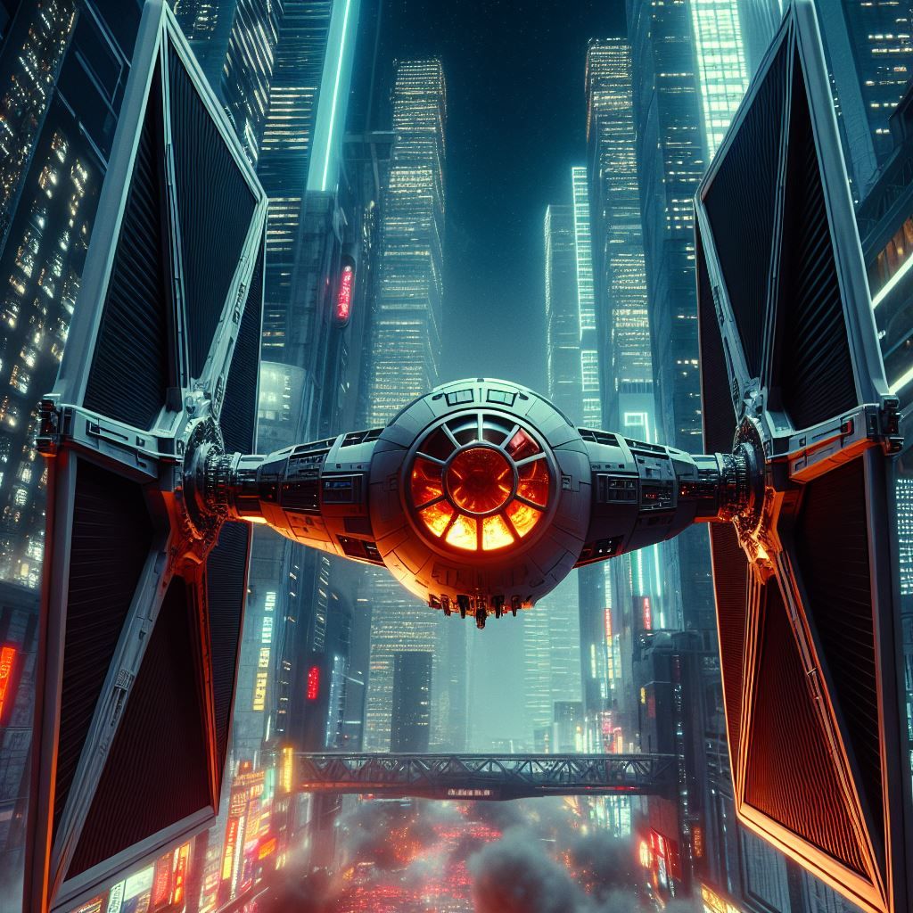 TIE-Fighter Though the City