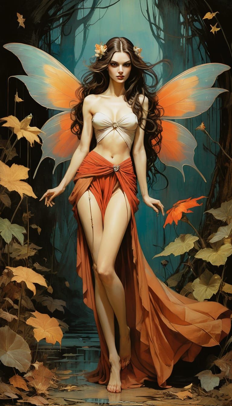 Vintage Fantasy Pin Up