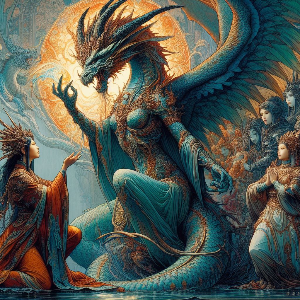 kneel before mother dragon