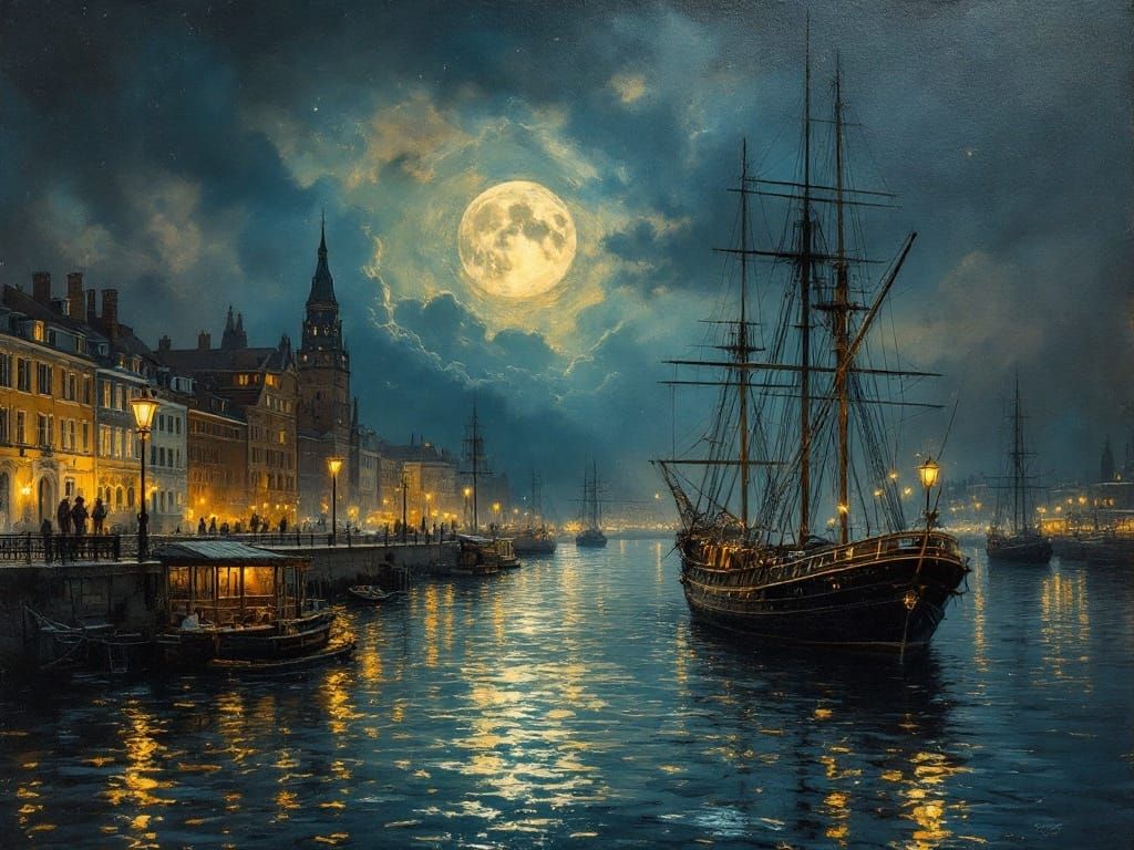 Sailing into the Night  by @nafri