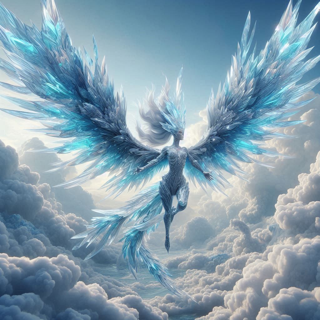 Glass Winged Goddess