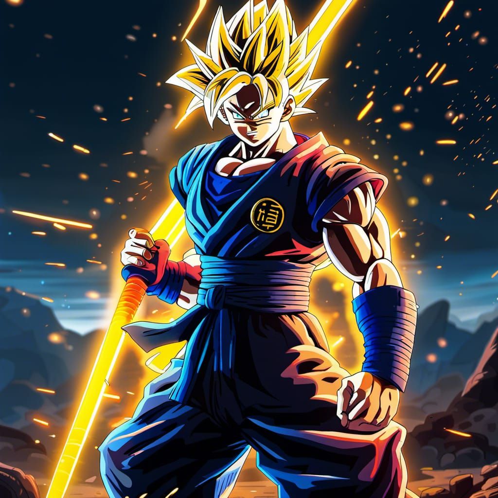 Dragonball Vibes - Ai Generated Artwork - Nightcafe Creator