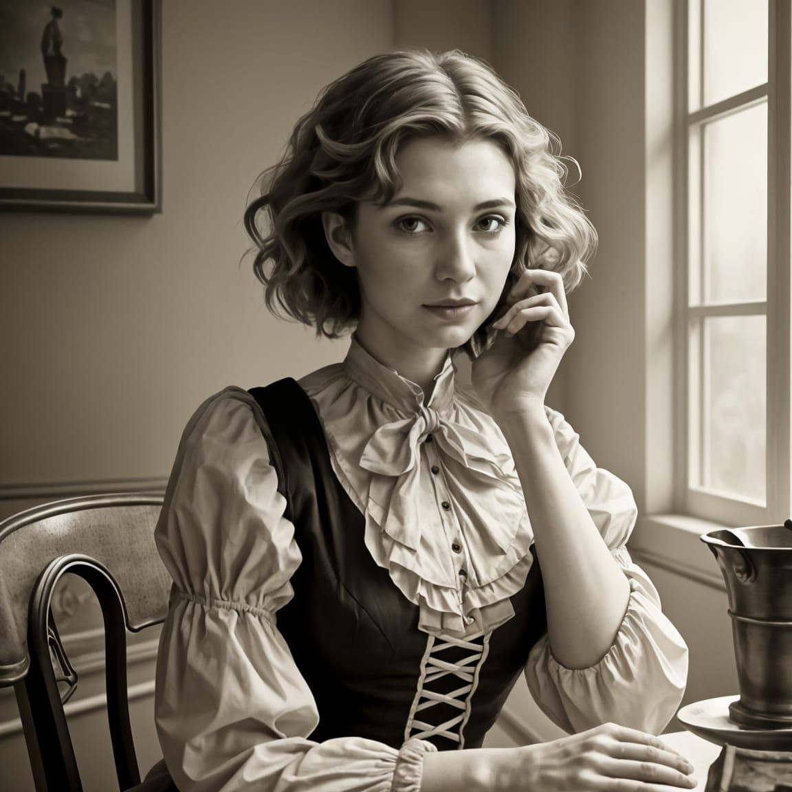 Sara hesitated for a moment and then, suddenly, started talking ...