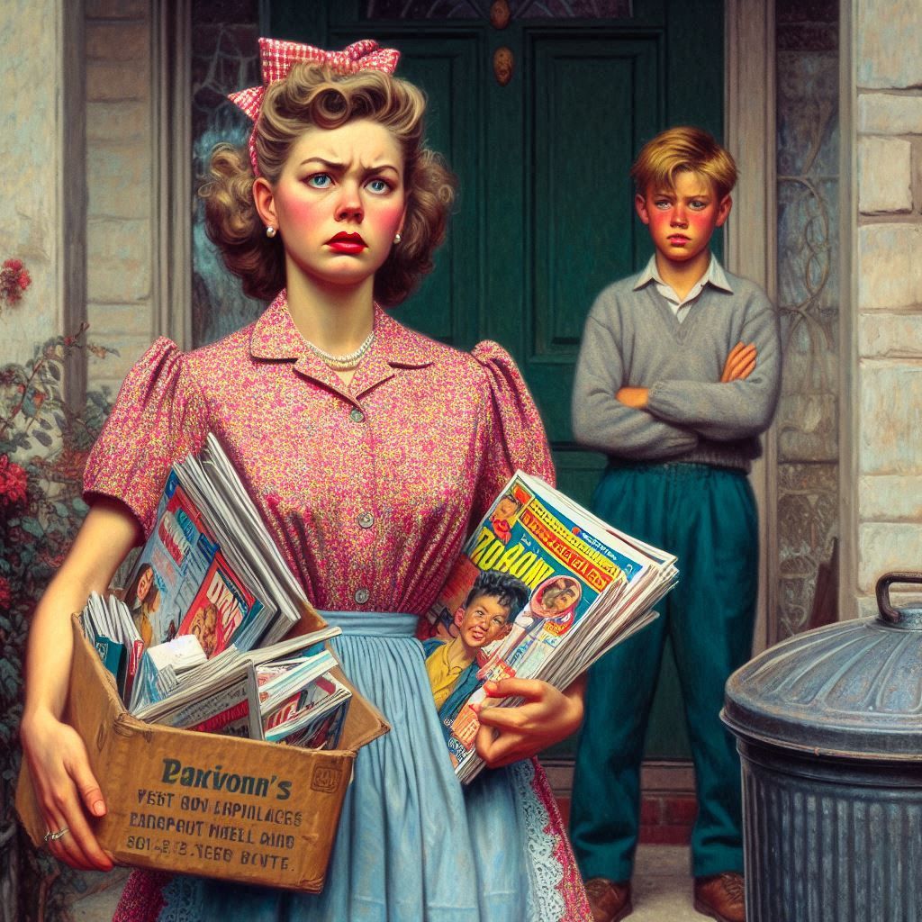 When Your Mom Finds Your Girlie Magazines