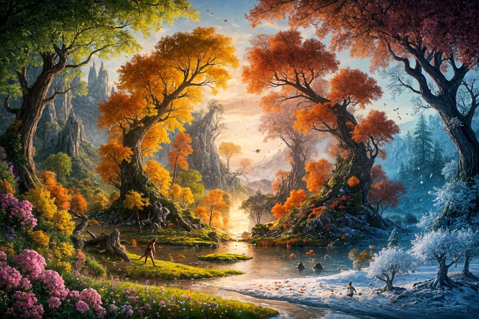 All seasons fantasy  by @photon