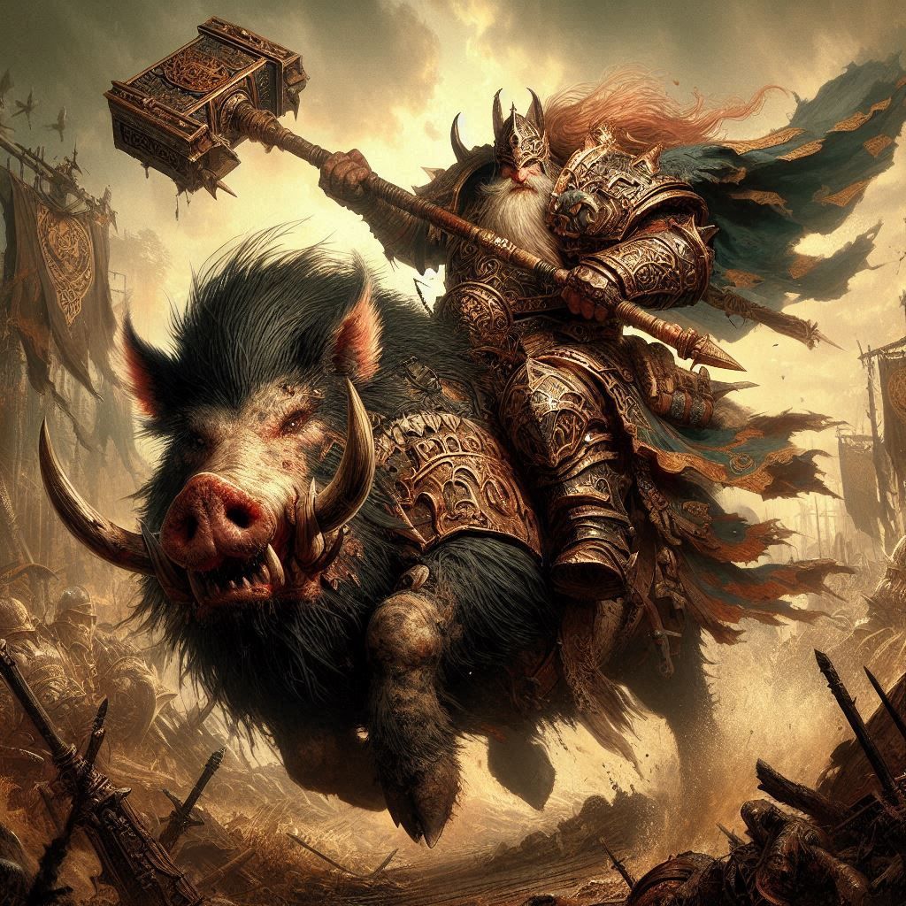 Battle Boar  by @D Rivers