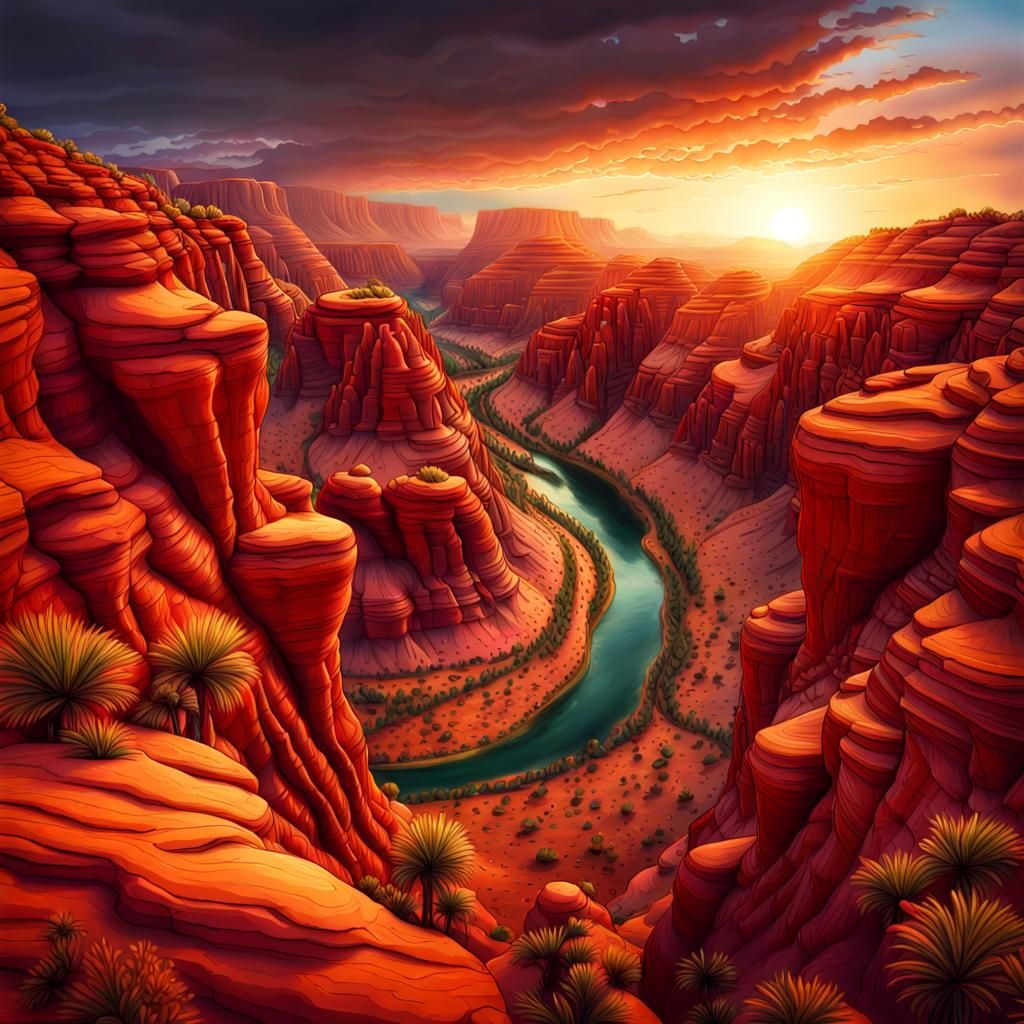 The Red Canyon!  by @Nikko P