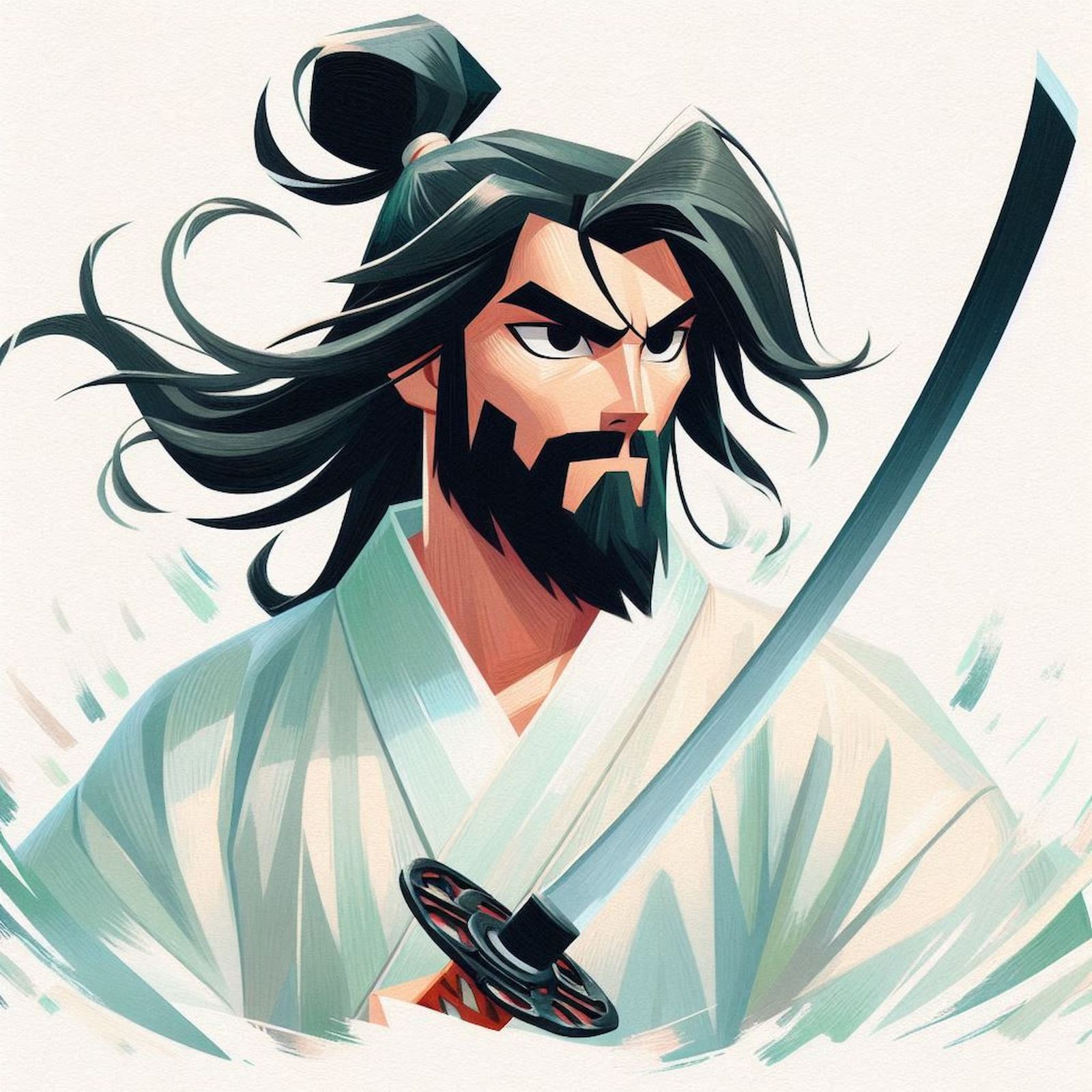 Portrait of Samurai Jack