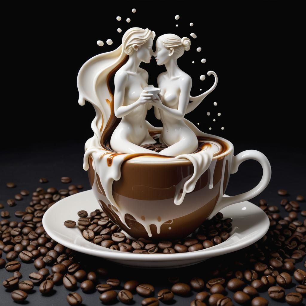 Coffee love!   by @Hit moments