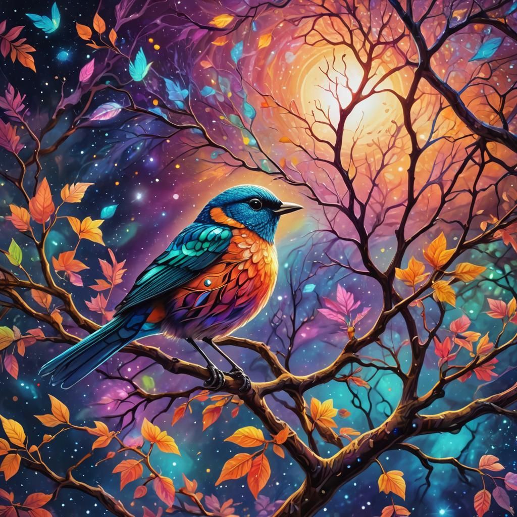Cosmic Songbird Illumination