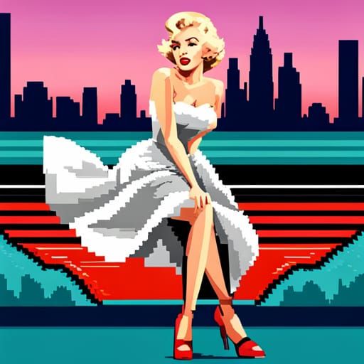 Marilyn Monroe - AI Generated Artwork - NightCafe Creator