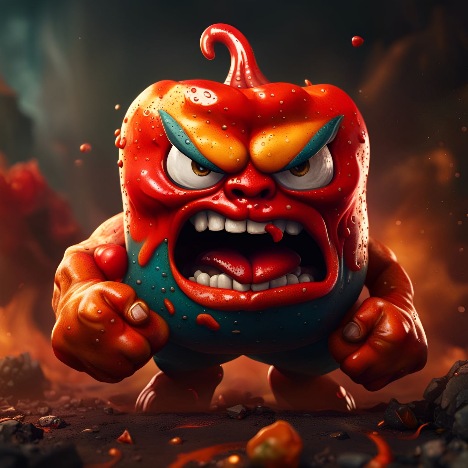 Very SPICY pepper  by @TecKnoGeeK