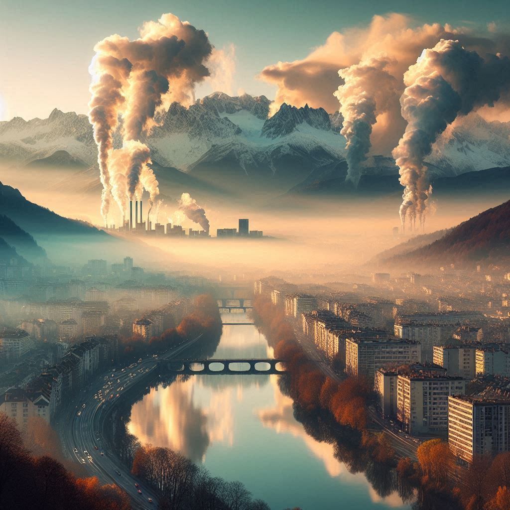 Grenoble, My city polluted