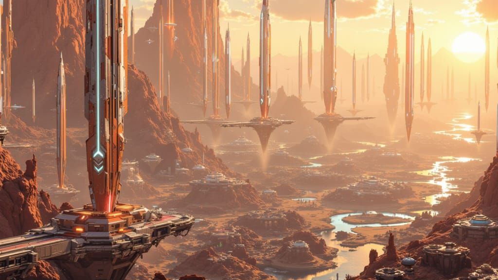 <lora:Skycity Architecture:1.0> desert architecture