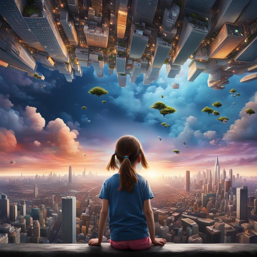 It's a Topsy Turvy World   by @Amethystmoonsong